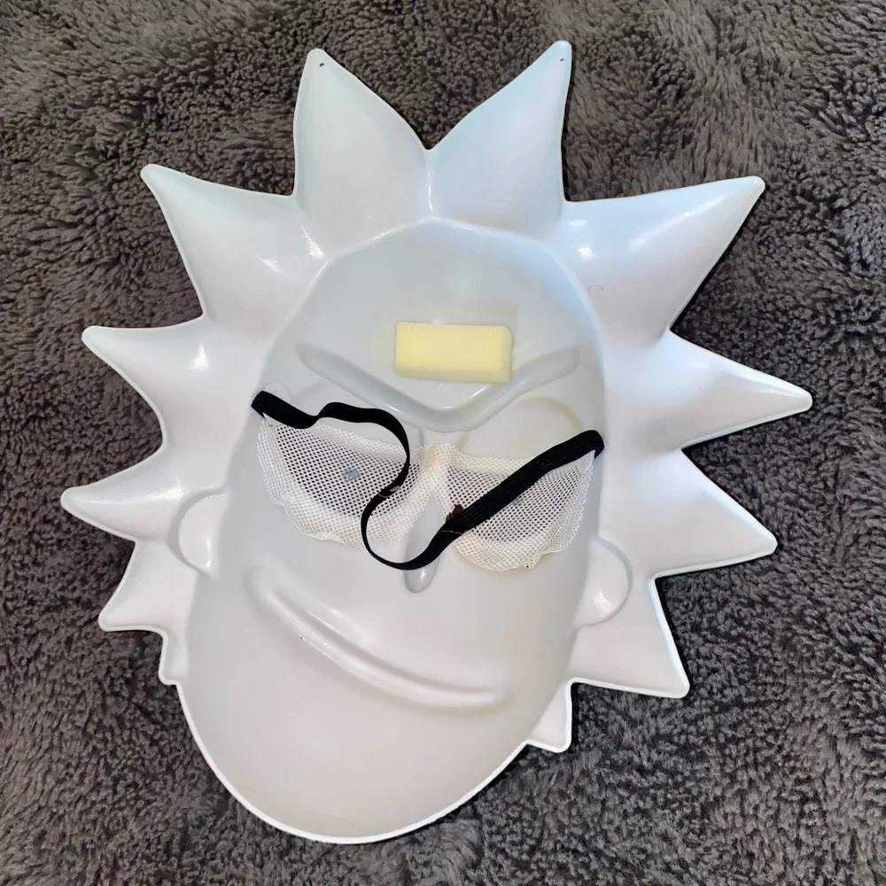 NWOT RICK AND MORTY RICK HALLOWEEN COSTUME FACE MASK ✨